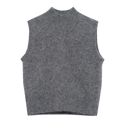 APPENDAGE半高领针织毛衣马甲背心女2025秋冬新品休闲高级感上衣