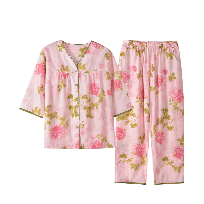 睡衣女款夏季天休闲家居服可外穿