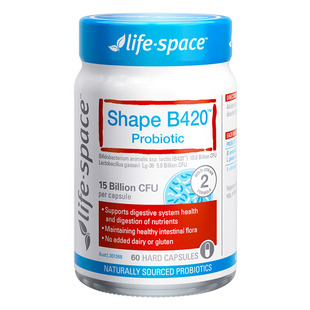 [重磅升级]lifespace益倍适B420益生菌Ultra成人肠胃身材管理50粒