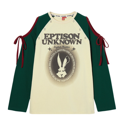 镂空长袖Eptison/衣品天成印花