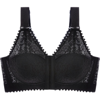 大胸显小胸背心式前扣内衣