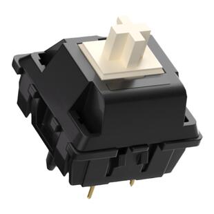 薄荷糖BCP黑轴体HIFI厂润提前触底线性机械键盘轴5脚热插拔客制化