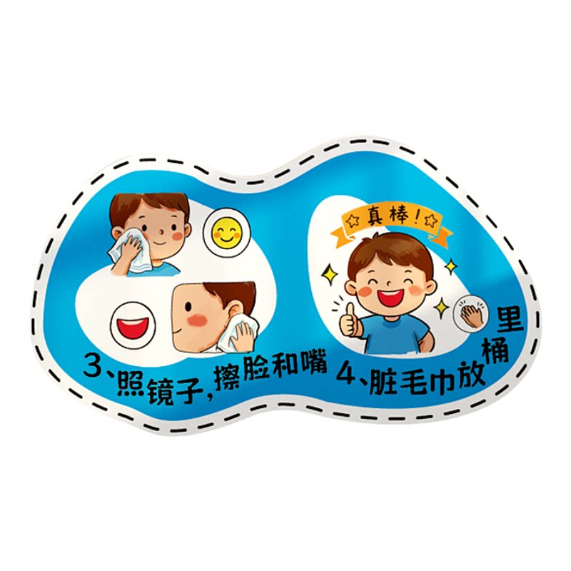心理咨询室布置文化墙装饰辅导灵健康角贴夸情绪互动哈哈镜子自我