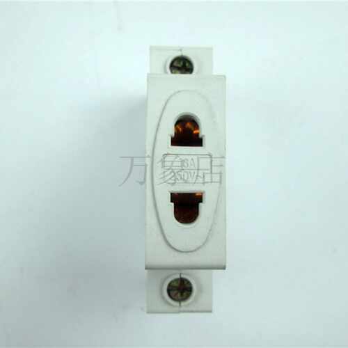 AC30模数化插座2孔插座250V16A实物拍摄