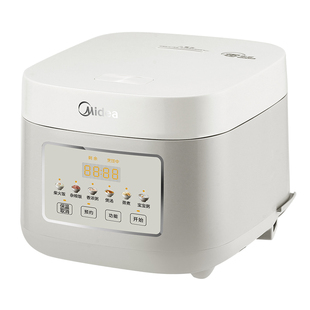 美的电饭煲家用健康316L母婴级0涂层不锈钢内胆煮电饭锅3升4升5升