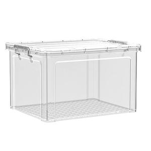 佳帮手收纳箱透明家用衣服车载整理箱玩具塑料储物后备箱收纳盒子