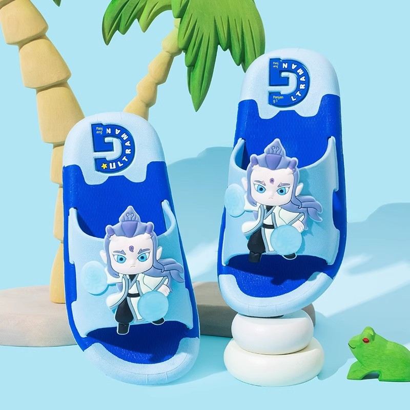 哪吒敖丙儿童拖鞋男童夏季防滑软底家居室内中大童亲子男孩凉拖鞋