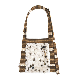 nothe Case「流浪公主」复古拼接单肩大容量托特包小众通勤斜挎包