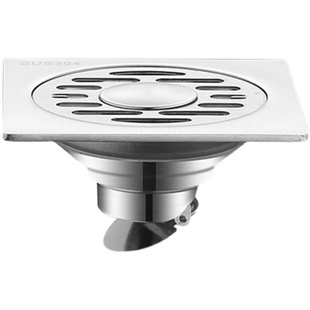 不锈钢室外庭院大排量防臭地漏卫生间12cm15cm110管径140管地漏盖