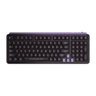 MIIIW米物BlackIO 98键无线透明RGB机械键盘三模热插拔Gasket结构