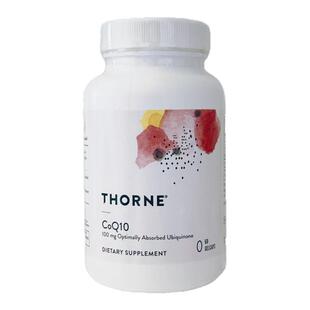 美国悦Thorne恩还原辅酶q10无晶体高吸收CoQ10心脏养护胶囊100mg
