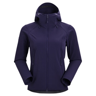 KAILAS凯乐石M8连帽软壳衣女款防风防泼耐磨户外运动徒步登山外套