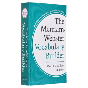 麦林韦氏英语字典词典辞典系列 Merriam Websters Vocabulary Builder 字根辞典 英英 英文原版进口工具书 韦小绿