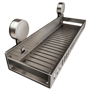 浴室吸盘置物架卫生间收纳架免打孔洗漱台壁挂式洗手间挂墙上厕所