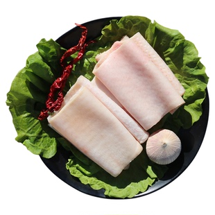 【3份包邮】安心猪肉皮 无油无毛新鲜猪皮胶原蛋白整片猪肉皮500g