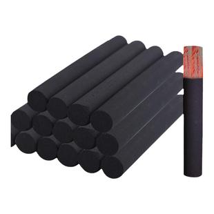 60支装正品无烟艾条碳化黑雷火灸粗艾柱美容院家用熏纯艾无烟灸粒