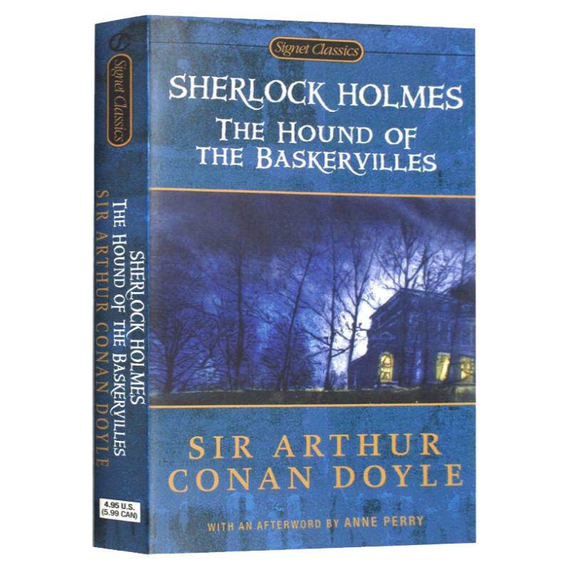 正版英文原版The Hound of the Baskervilles巴斯克维尔的猎犬夏洛克福尔摩斯Sherlock Holmes侦探小说探案故事黑布林阅读原著