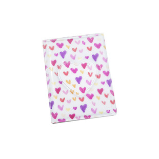 定制3寸照片卡盒爱心款方形卡片收纳盒DIY手工制作小卡包装盒