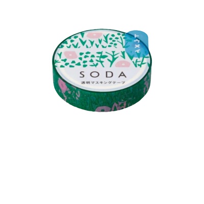 日本锦宫SODA透明装饰胶带