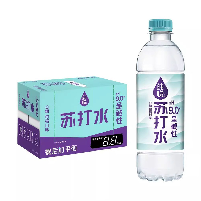 可口可乐纯悦苏打水多口味450ml