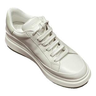 【赵露思同款】露娜运动鞋舒适百搭圆头厚底系带休闲板鞋SL322139