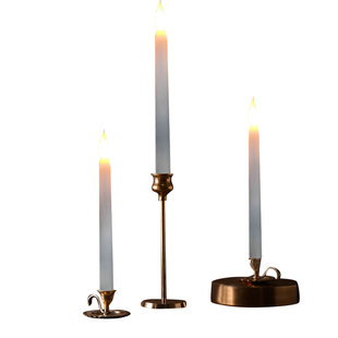 长杆led电子蜡烛仿真婚庆餐厅派对浪漫装饰蜡烛灯宴会烛光晚餐白