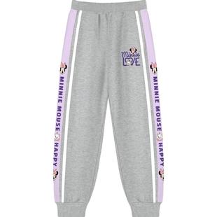 女童裤子加绒2025新款儿童运动裤外穿冬季加厚大童一体绒薄绒卫裤