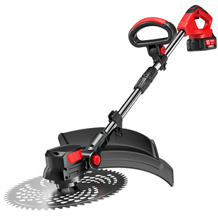 无刷电动割草机手持小型家用锂电池充电式大功率草坪修剪除草神器