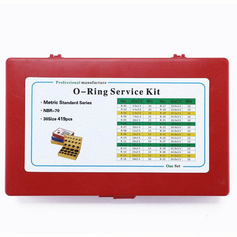 丁晴胶419修理盒 橡胶圈密封圈O型O型圈修理盒