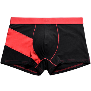 A-List/爱乐施图男士内裤纯棉裆夏运动透气平角四角短裤3条C515RP