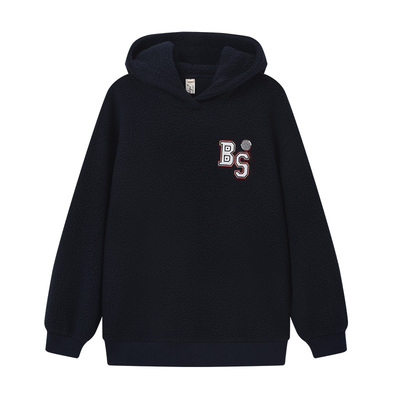 女大童秋冬季加绒卫衣博诗琪