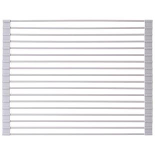 懒角落可折叠硅胶沥水架水槽卷帘滤水洗菜碗碟盆滤水垫水池置物架