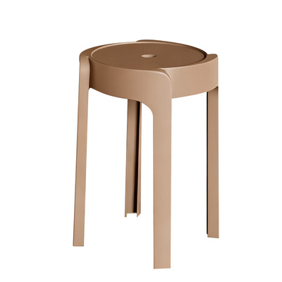 日本塑料凳子加厚耐用可叠放圆凳