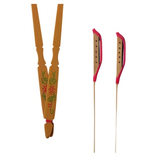 扬琴琴竹杨琴键扬琴槌洋琴签扬琴棒原色梅花图案多种图案可选包邮