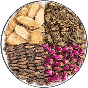 玫瑰香附木香佩兰各10g香包安神助眠气顺散结香囊疏肝解郁睡眠包