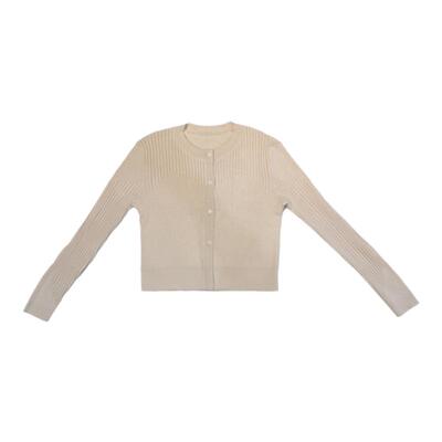 觉织Sensiyarn光韵羊绒短开衫时尚时尚设计师款JZHF005