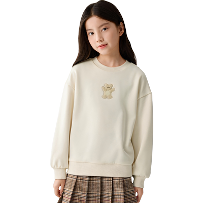 巴拉巴拉女童加绒卫衣打底衫冬季