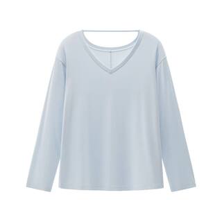 【刘浩存同款】蕉内凉皮5系CA白色罩衫t恤宽松女上衣长袖夏季新款