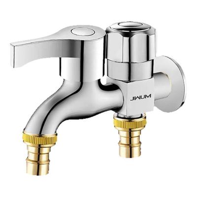 全铜洗衣机一进二出双用龙头