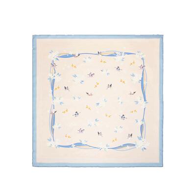 苏州博物馆花织梦蝶方巾