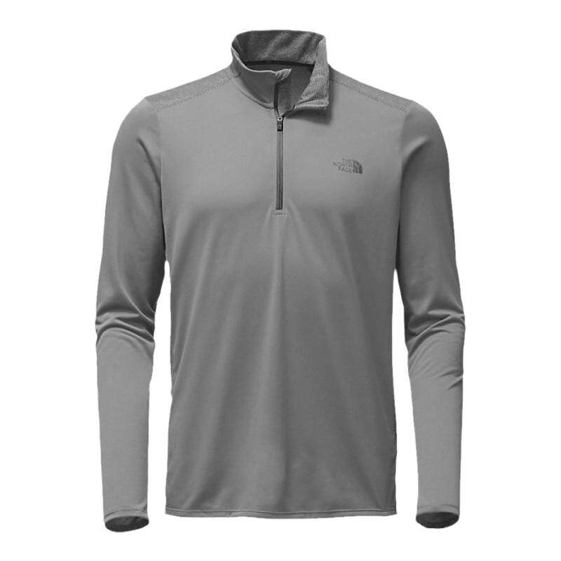 The North Face/北面男T恤长袖拉链立领透气美国直邮tnf412
