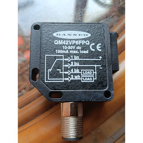 询价-BANNER邦纳QM42VP6FPQ镜反射光电开关传感器可维修