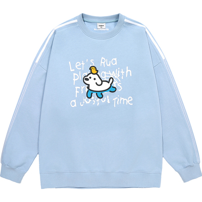 GUUKA潮牌小狗圆领卫衣