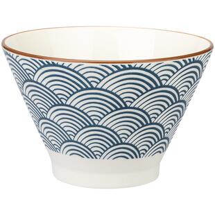 摩登主妇釉下彩面碗家用餐具泡面碗汤面碗个人专用斗笠碗吃拉面碗