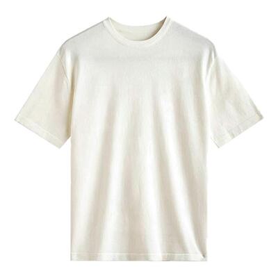 ELI【雪莉】抗缩水阿尔山羊绒精梳棉混纺高支云朵感透气针织短袖