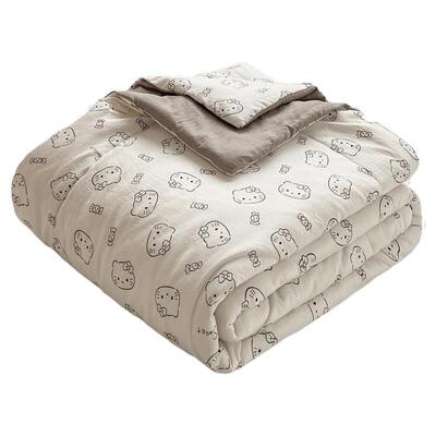 kt猫夏被双层纱布空调被夏季被子