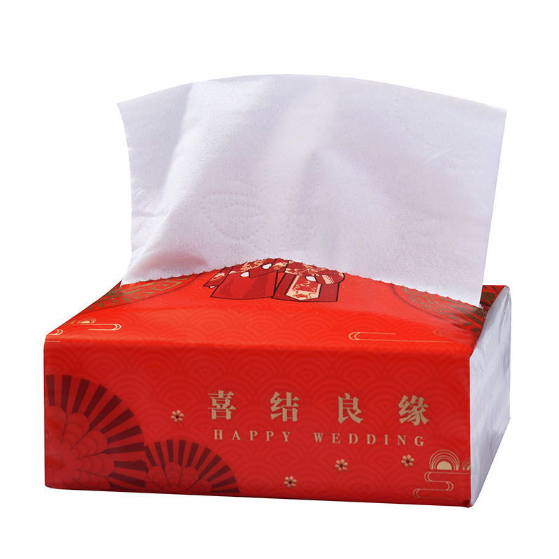 原木浆喜事酒席用纸60抽4层20包