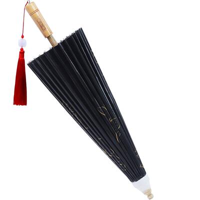 适合汉服男生的很酷的油纸伞