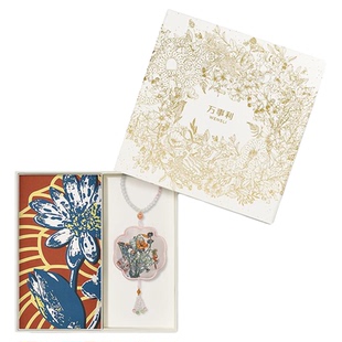 万事利2025新款真丝丝巾套装大方巾香囊挂饰礼盒礼物送妈妈雀枝锦