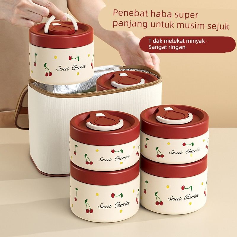 多层保温饭盒2025新款上班族24小时超长保温桶学生带饭便当盒餐盒